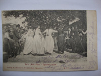 SERB."KOLO" - TANZ - OLD POSTCARD 1904.Dopisnica - putovala