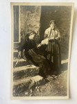 Sibenik Frauen beim Stricken Kat. Kroatien