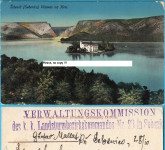 ŠIBENIK (SEBENICO) - VISOVAC NA KREI. putovala 1914 * K.u.K žig