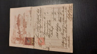 Stara faktura iz 1909