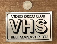 STARA NALJEPNICA - VHS, VIDEO DISCO KLUB - BELI MANASTIR