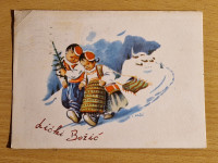 Stara razglednica Lički Božić L.Mašić