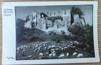 Stara razglednica Orahovica razvalina Ružica