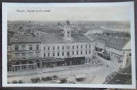 Stara razglednica Osijek-pogled na dio grada