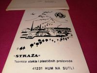 Straža - Tvornica stakla i platičnih proizvoda - Hum na Sutli 1974.