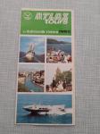 turistički prospekt 1983 atlas tours dubrovnik riviera