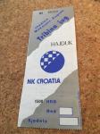 Ulaznica NK Croatia - NK Hajduk 1993.g.
