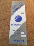 Ulaznica NK Croatia - NK Inker 1994/95.g.