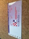 Ulaznica NK Croatia - NK Zagreb 1996.g.