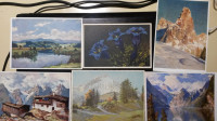 Umjetničke njemačke razglednice iz 40-tih, Alpe