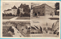 VARAŽDIN - Muzej & Kazalište & Trg Kr. Tomislava - stara razglednica
