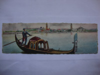 Venezia-Gondola oldpostcard 1925. Razglednica Venezije putovala