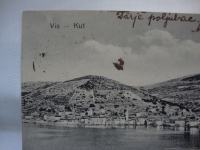 VIS - KUT postcard 1924. -Dopisnica putovala za Šibenik-otok VIS