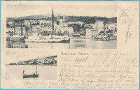 VOLOSCA (Volosko - Opatija) ... stara razglednica, putovala 1898. god.