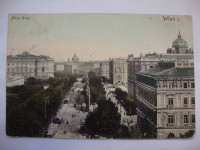 WIEN I. Burg-Ring postcard 1909- dopisnica Beča