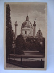Wien IV. Karlskirche postcard 1921. - dopisnica putovala