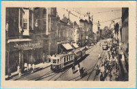 ZAGREB - Tramvaji ... stara razglednica, putovala 1957. godine