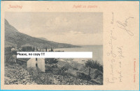 Zaostrog (Makarska) - Pogled sa zapada * Putovala oko 1900-te godine