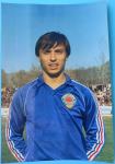 ZLATKO KRANJČAR (Dinamo Zagreb) velika nogometna fotografija 1970-tih