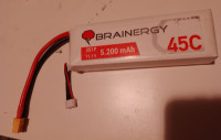 Baterija Lipo 3s 5200 mAh 45C Brainergy XT60