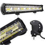 Alu. 140 LED 420W reflektor za vozila in stroje hladno bel 12-24V 51cm