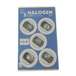 Halogeni Set 5*20 12 V KROM MAT 5*2012VKROMMAT