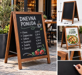 DRVENI REKLAMNI A PANO 60 × 85 cm – ZA PLAKATE