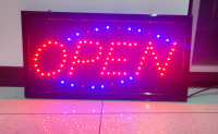 svjetleća reklama "open" 47x25cm