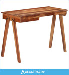 Pisaći stol s ladicom 110x50x77 cm masivno drvo bagrema - NOVO
