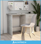 Radni stol siva boja betona 100 x 50 x 76 cm od iverice - NOVO