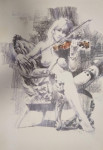 Charles Billich -  violinistica grafika
