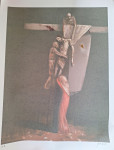 Grafika Jordan Vasilije, Isus na križu