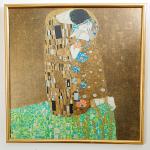 Gustav Klimt "Poljubac" 60 x 60 cm