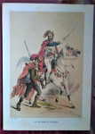 husar - litografski otisak u boji 3