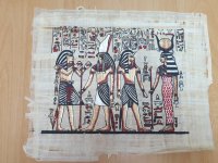 slika na papirusu 38x33cm, novo!