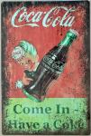 vintage reklamna tabla Coca Cola