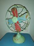 Vintage ventilator, replika, ručni rad, visina 37,0 cm