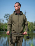 FOX COLL.ZIPPED HOODY GREEN M