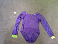 Ljubičasti dres za ritmiku, gimnastiku i ples, 128, NTS