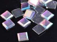 DMC 10x10mm Square Iron On Hotfix Crystal Clear AB