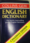 COLLINS GEM CANADIAN ENGLISH DICTIONARY
