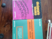 Dva tehnička englesko-španjolska rječnika, komplet