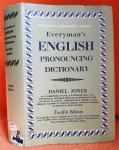 Everyman's english pronouncing dictionary 12 edition - Daniel Jones