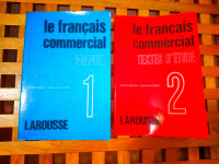 PRIRUČNIK Le français commercial MANUE/TEXTES 1-2 LAROUSSE PARIS 1985