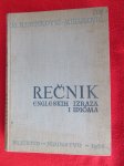 RJEČNIK ENGLESKIH IZRAZA I IDIOMA, 1956.g.