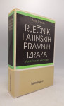 Rječnik latinskih pravnih izraza - Vademecum iuridicum