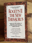 RIJEČNIK SINONIMA NA ENGLESKOM  Roget's II - The new Thesaurus