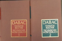 Vlatko Dabac - Tehnički rječnik njemačkog jezika 1. i 2. dio