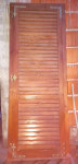 Grilje balkonske 80x210 cm, drvene, jednokrilne, sa štokom