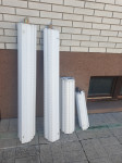 PVC bijele rolete za drvene prozore